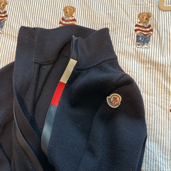 Moncler Zip Up Sweater size 4 - Picture 3 of 6